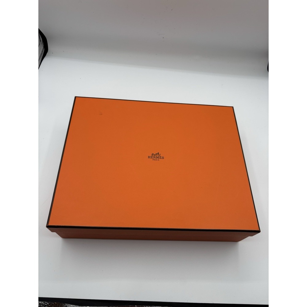 Authentic Hermes‎ Empty Orange Shoe Box  11.3"x9"x3"